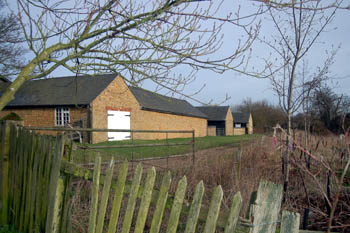barns at Centre Farm January 2008